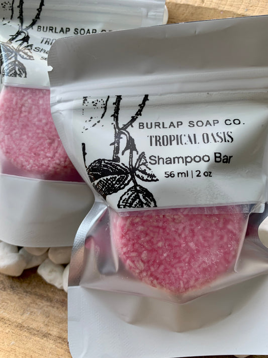 Tropical Oasis shampoo bar