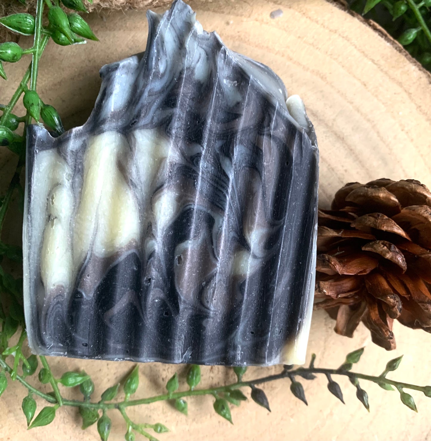 Hello Handsome Cedarwood+ Charcoal Handcrafted Artisan Bar Soap