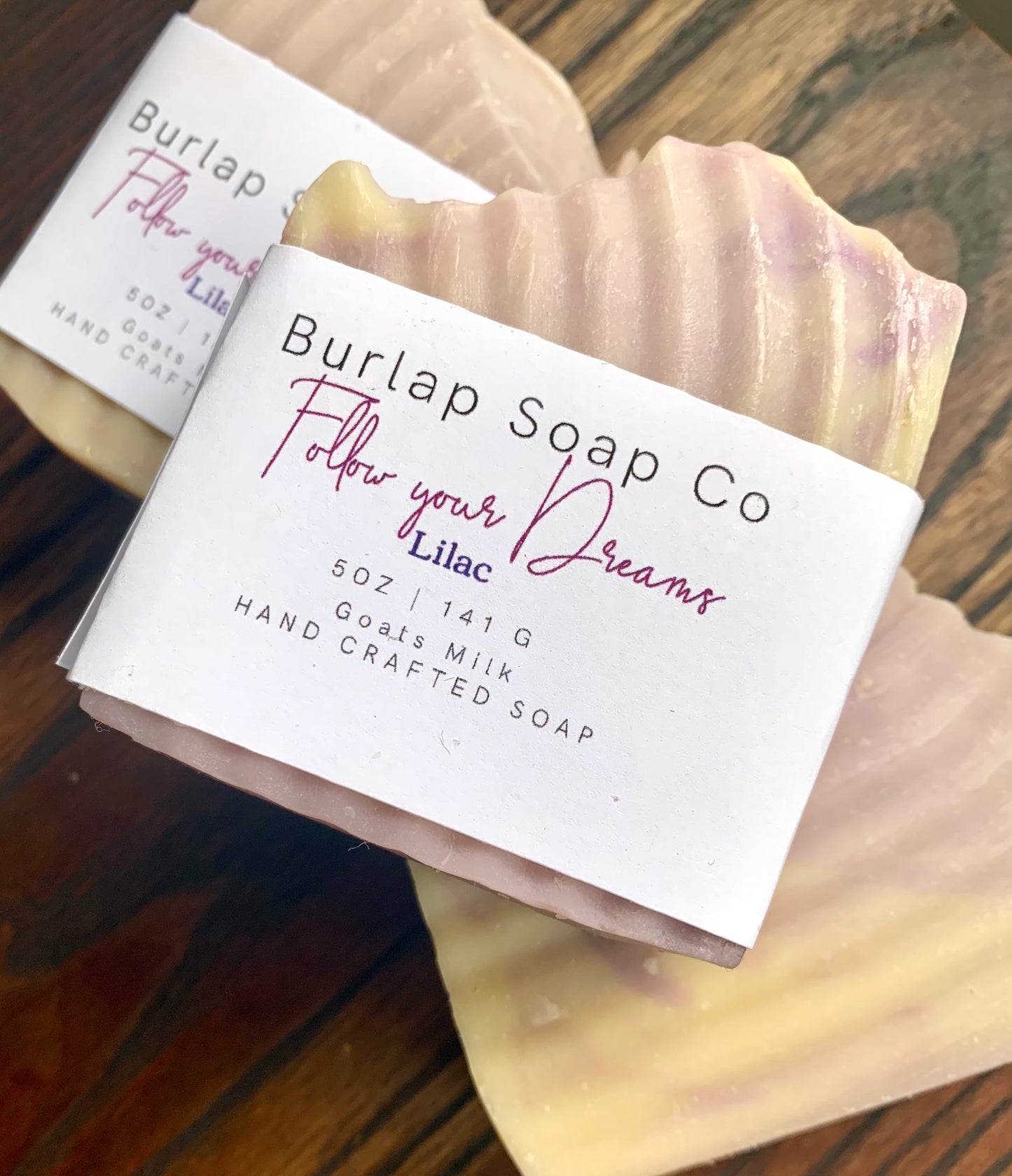 Lilac Goats Milk Handcrafted Artisan Bar Soap