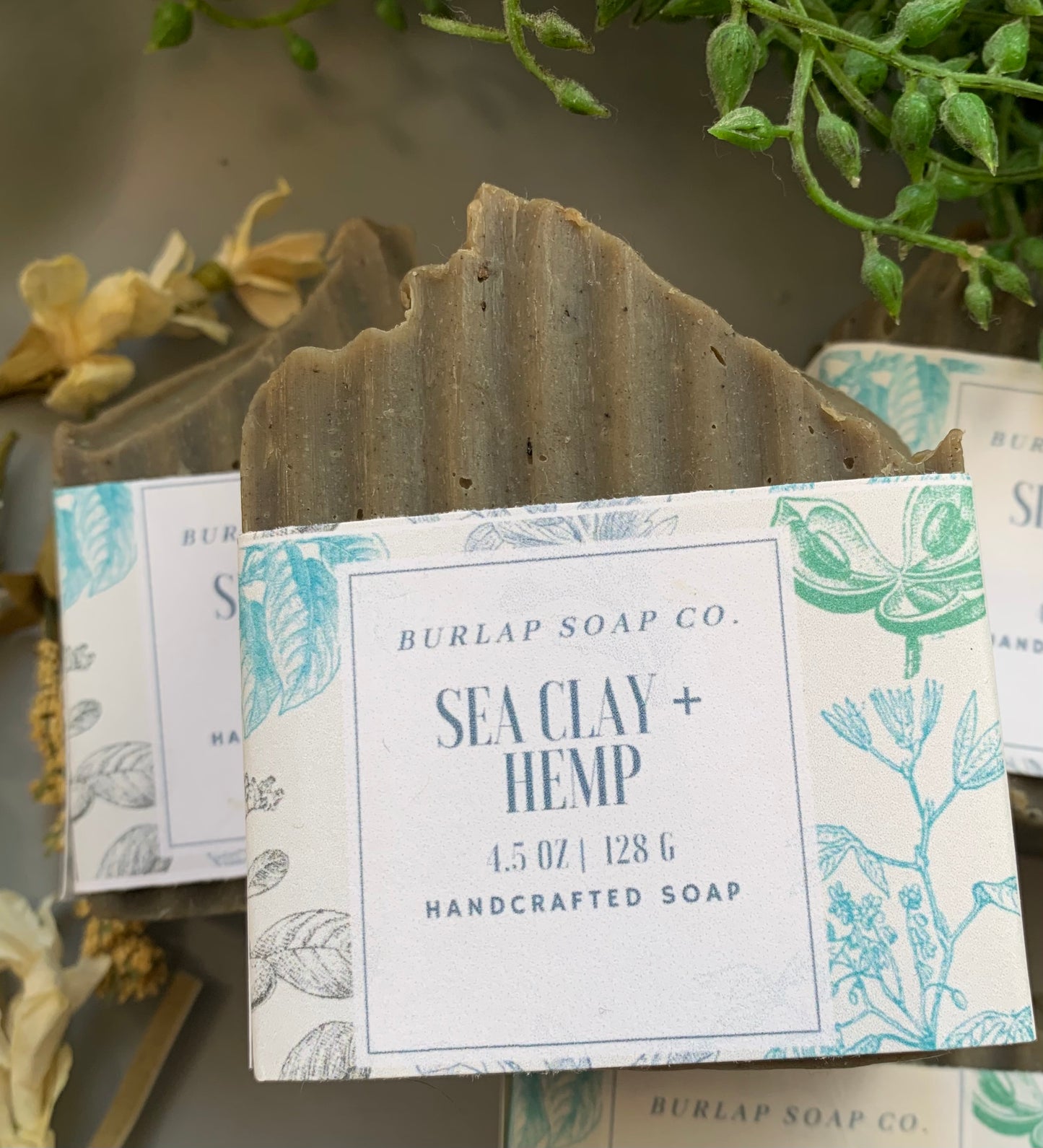 Sea Clay + Hemp Handcrafted Artisan Bar Soap