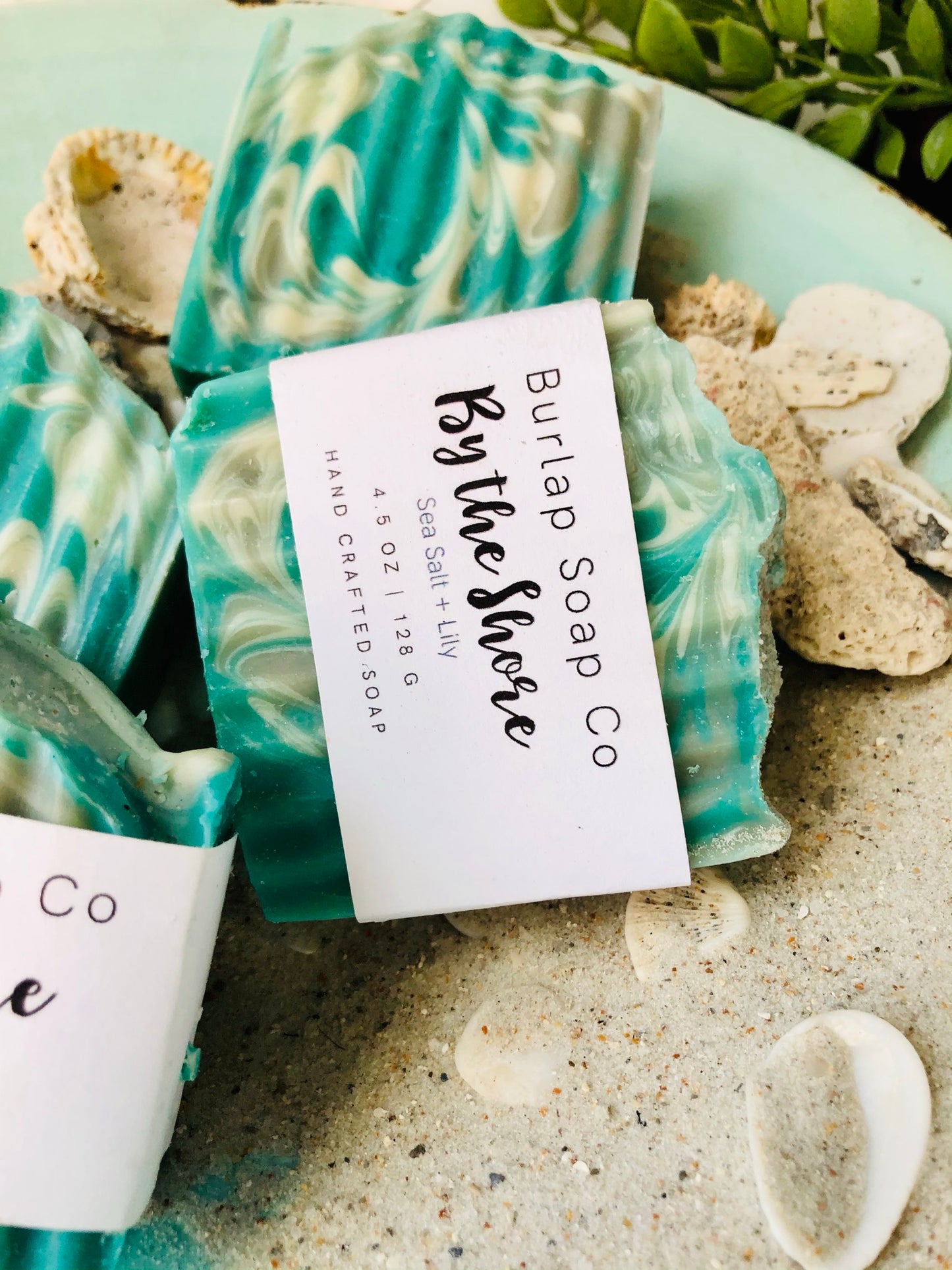 Sea Salt + Lily Handcrafted Artisan Bar Soap