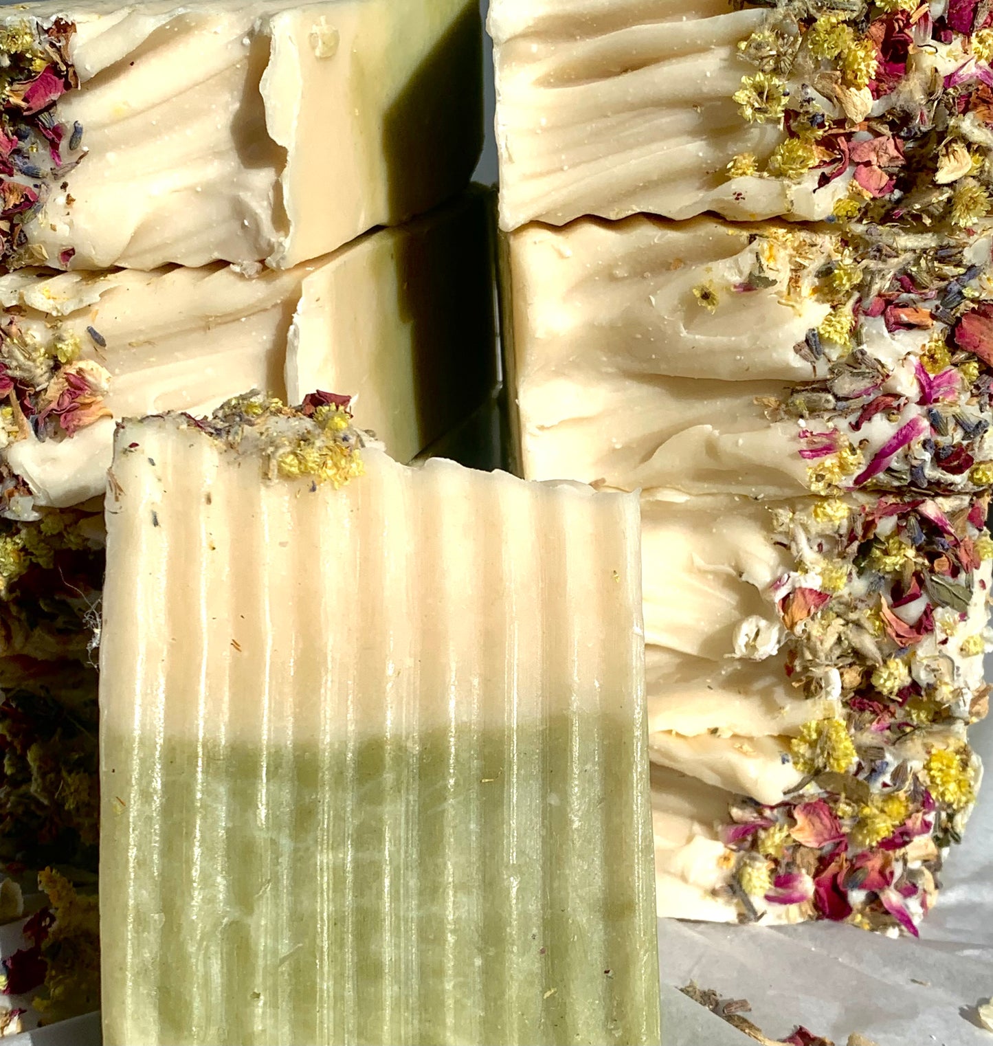 “Wildflowers” Lavender Goats Milk Soap