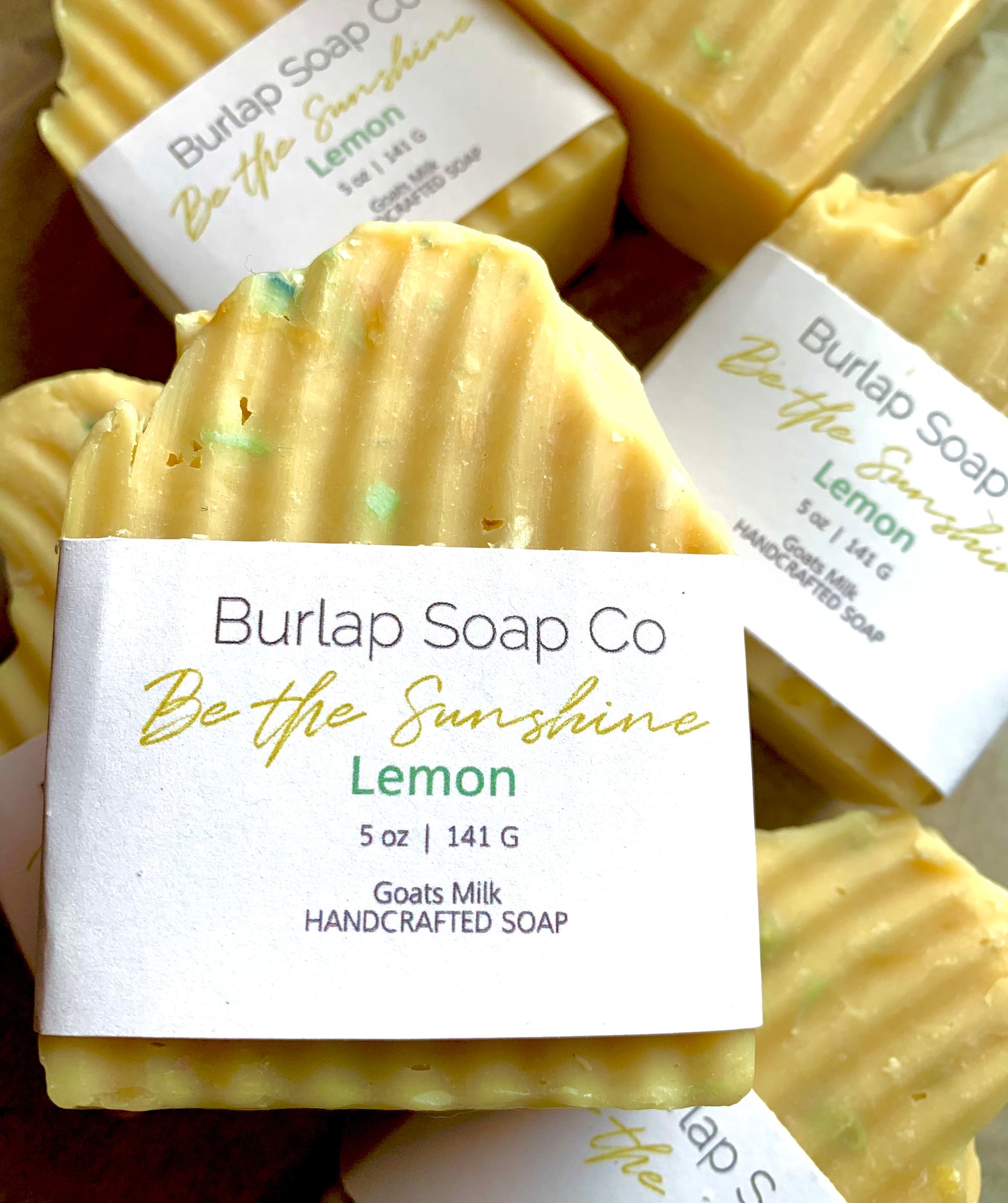 Be the Sunshine Lemon Goats Milk Handcrafted Soap