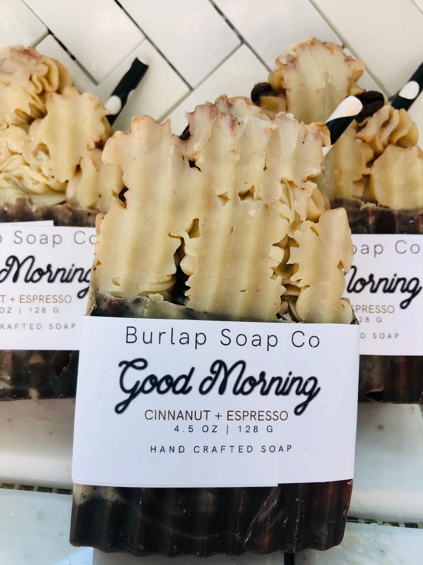 Good Morning Espresso + Cinnanut Handcrafted Artisan Soap