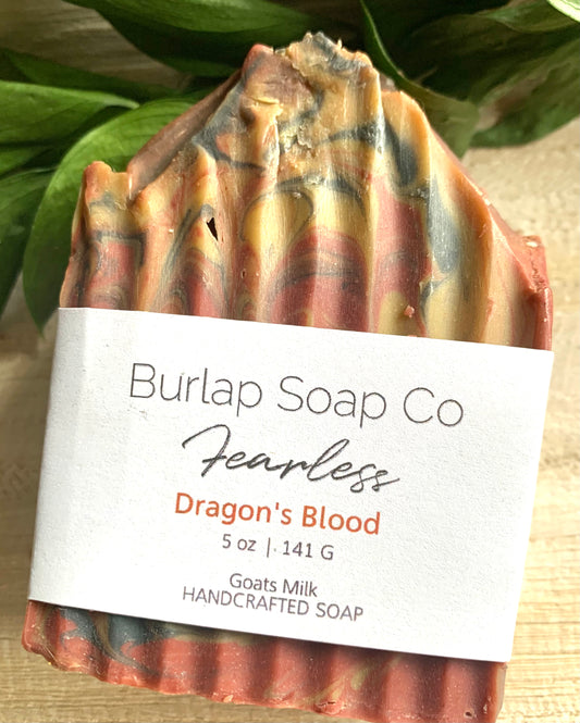 Fearless Dragon’s Blood Goat’s Milk Handcrafted Artisan Soap