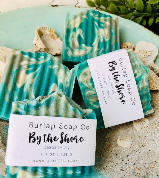 Sea Salt + Lily Handcrafted Artisan Bar Soap